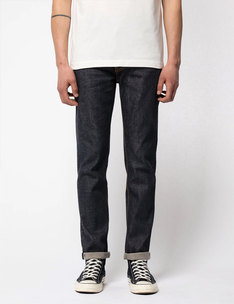 Nudie Jeans Lean Dean Jeans (Slim Fit) - Dry True Selvage Blue