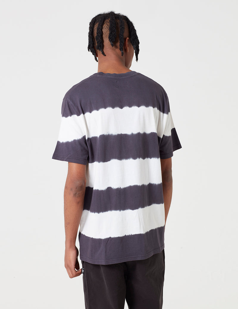 Stussy Ziggy Stripe Short Sleeve T-Shirt - Black