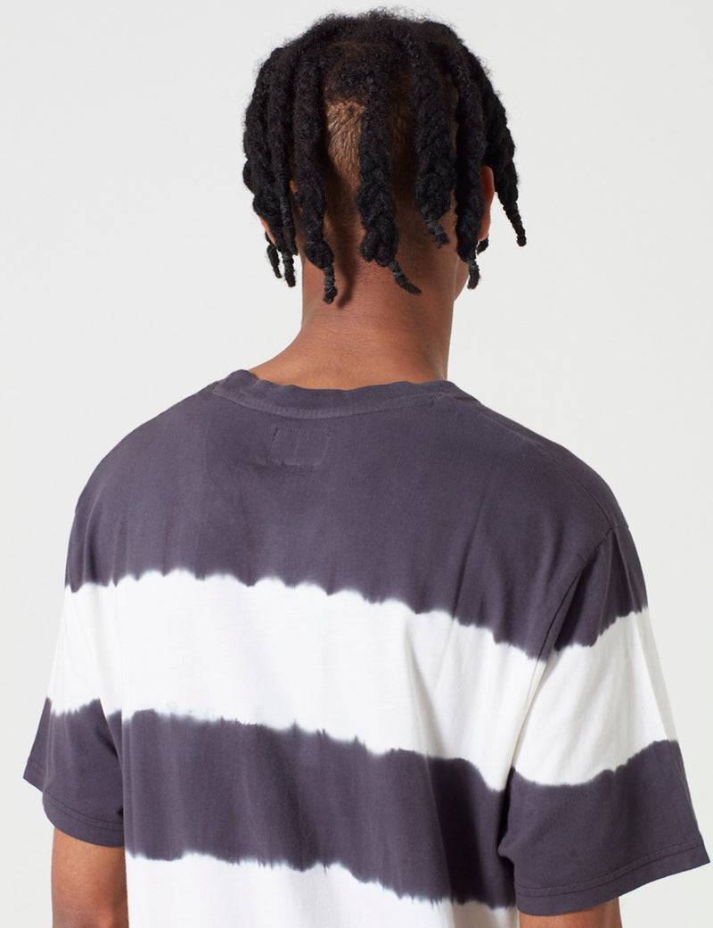 Stussy Ziggy Stripe Short Sleeve T-Shirt - Black