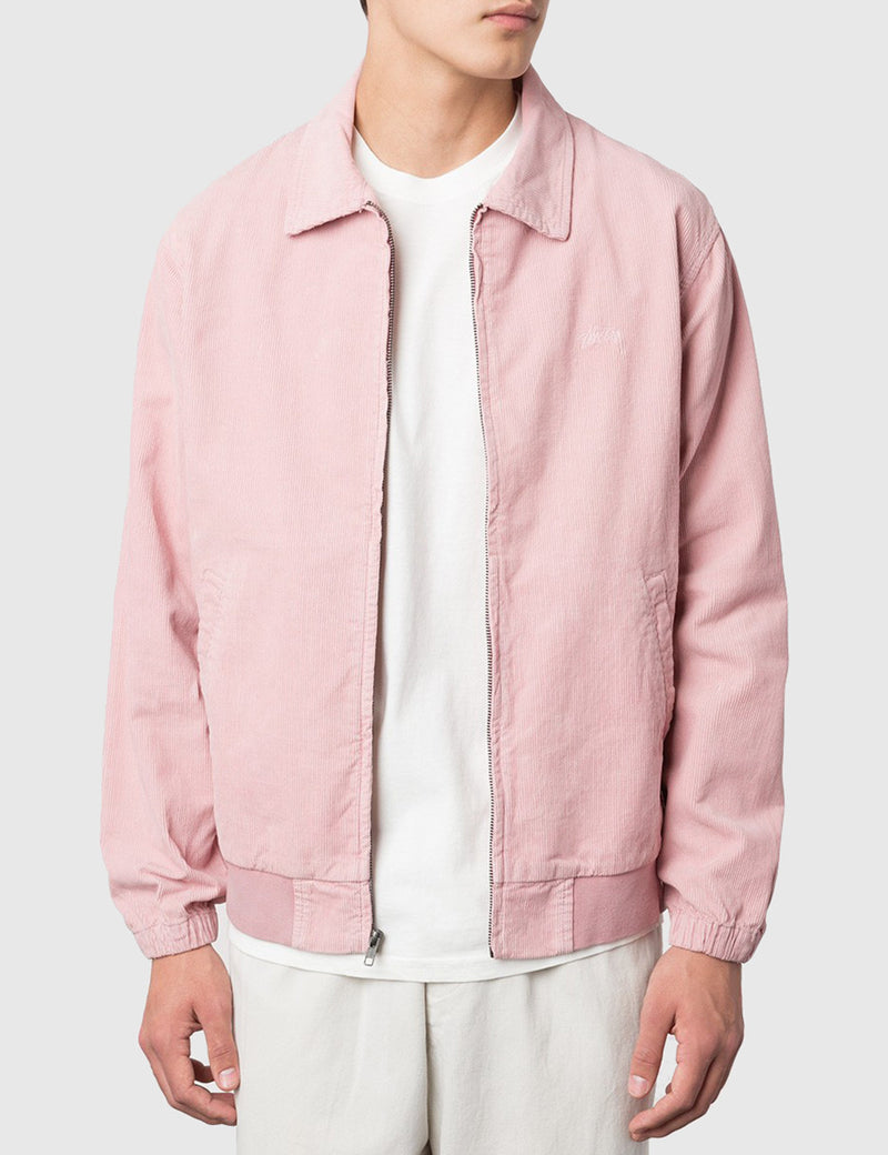 Stussy Bleached Out Cord Jacket - Pink | URBAN EXCESS. – URBAN