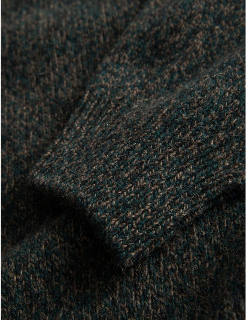 Wood Wood August Sweater - Green Mouline