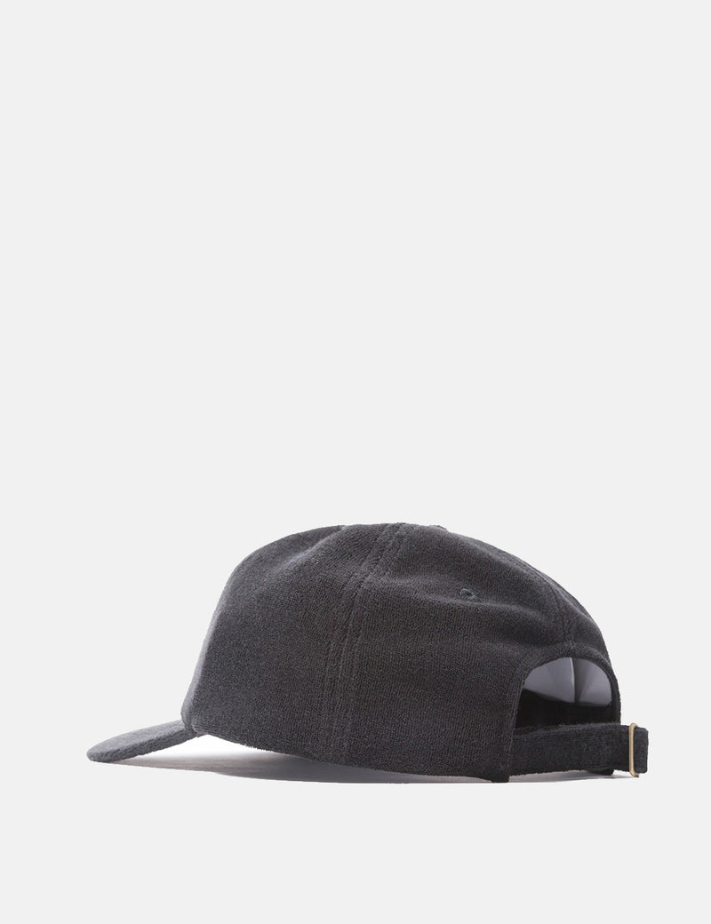 Stussy Stock Terry Cloth Low Pro Cap - Black