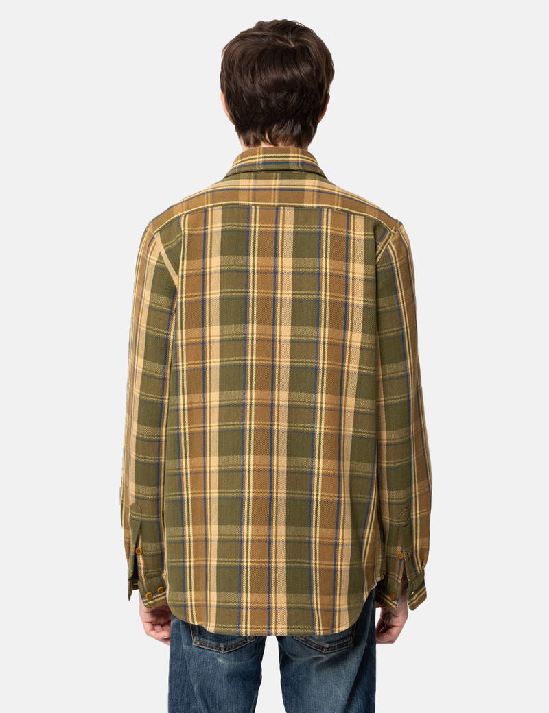 Nudie Sven Shirt - Sturdy Plaid Multi