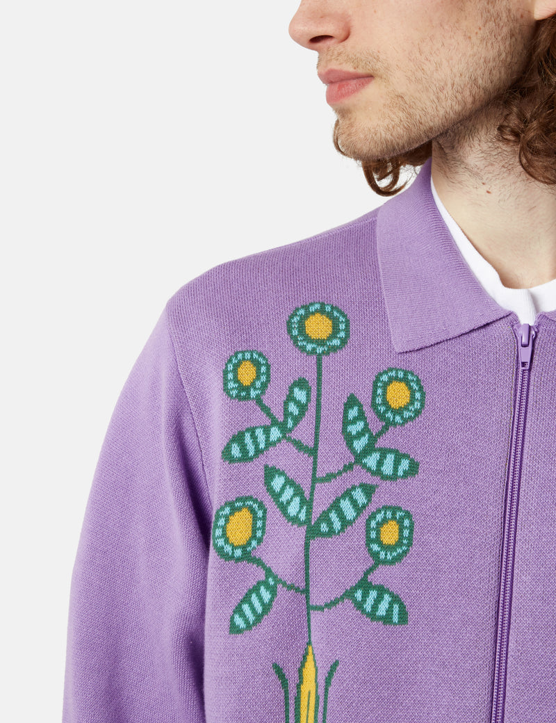 OBEY Totem Cardigan - Purple Flower I Urban Excess. – URBAN EXCESS USA