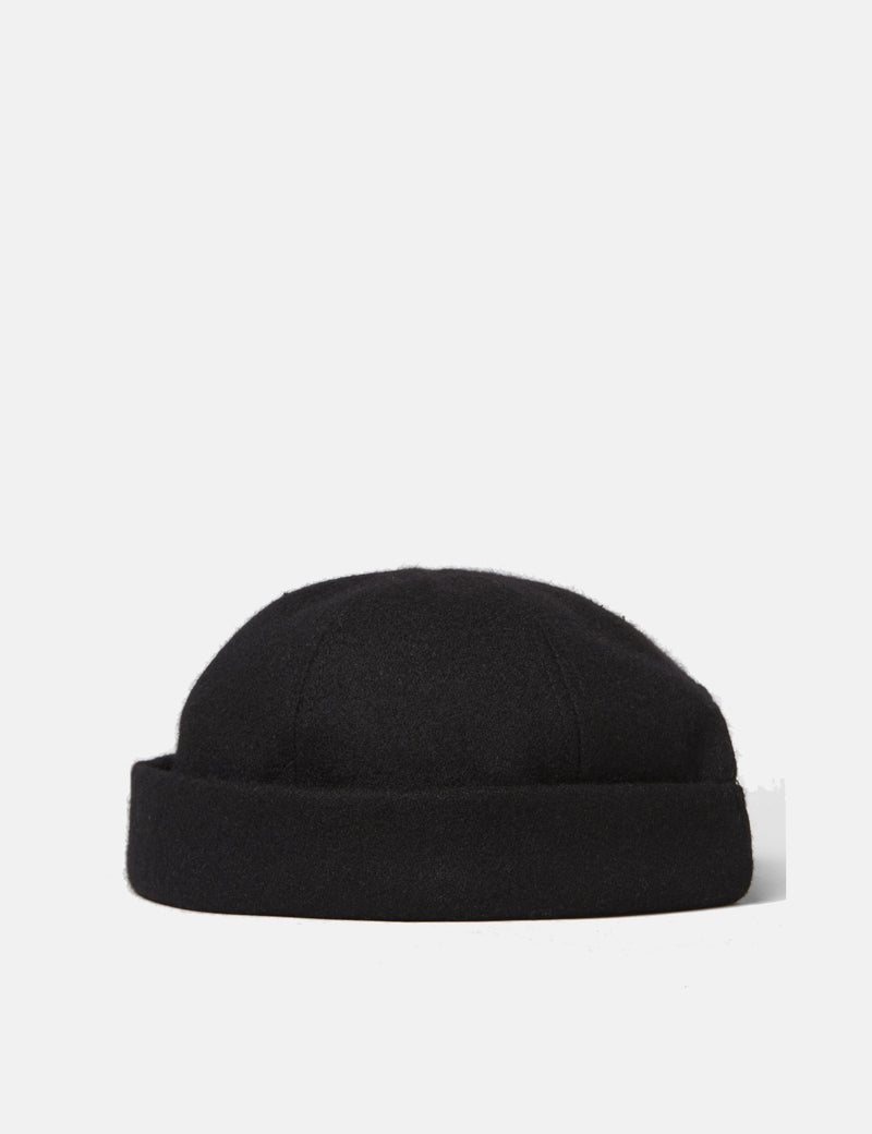 SCRT Docker Beanie Hat (Wool) - Black