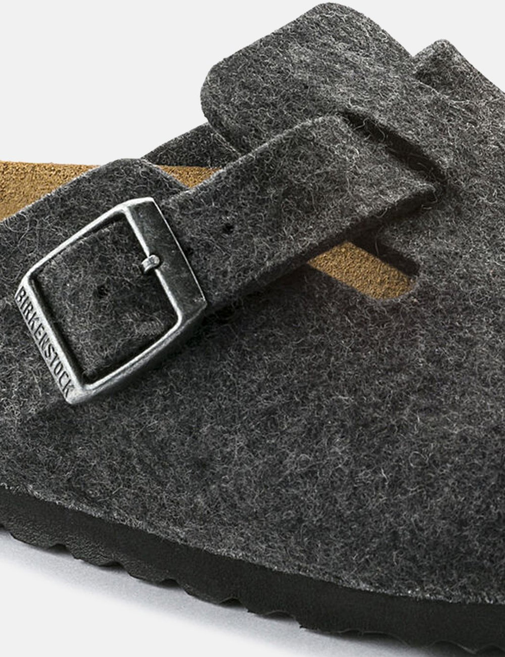 Birkenstock Boston Wool Felt (Regular) - Anthracite Grey I URBAN