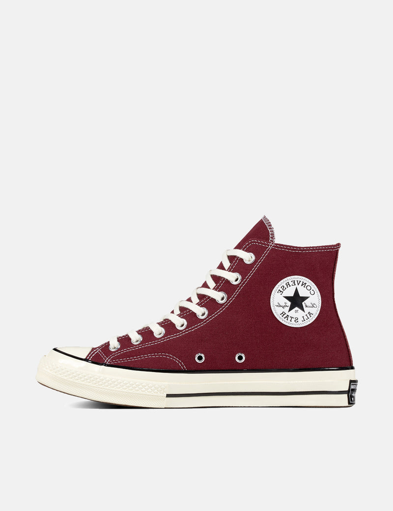 Converse 70's Chuck Hi 162051C (Canvas) - Dark Burgundy/Black/Egret