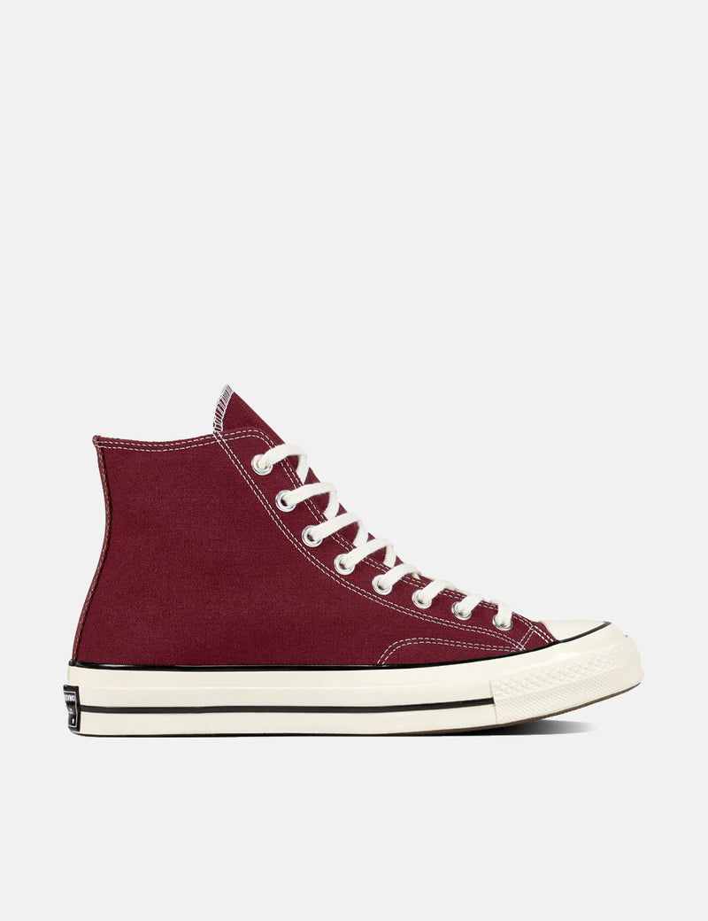 Converse 70's Chuck Hi 162051C (Canvas) - Dark Burgundy/Black/Egret