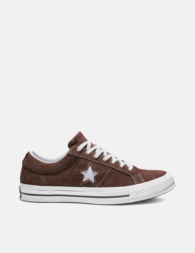 Converse One Star Ox Low Suede (162573C) - Chocolate/White