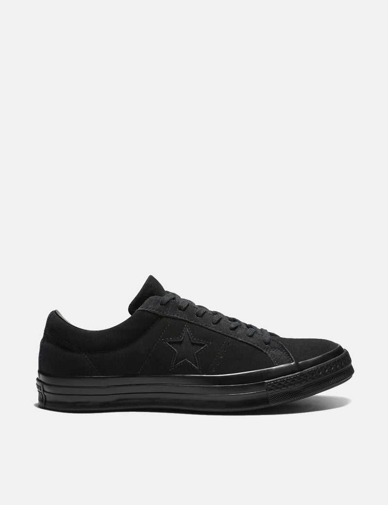 Converse One Star Ox Low Suede (162950C) - Black/Black/Black