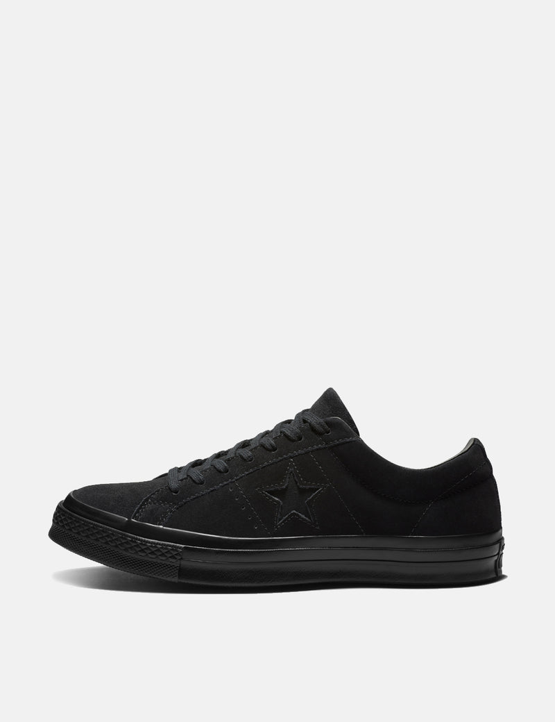 Converse One Star Ox Low Suede (162950C) - Black/Black/Black