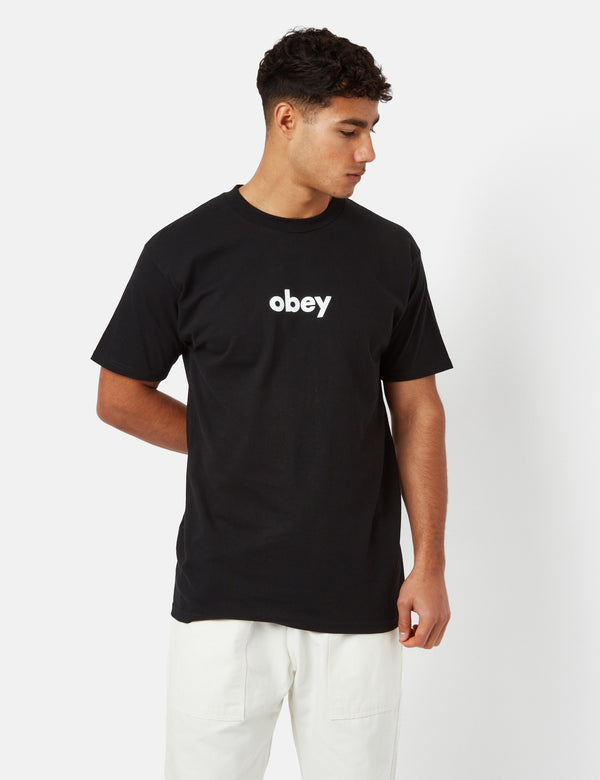 OBEY Lower Case 2 Classic T-Shirt - Black