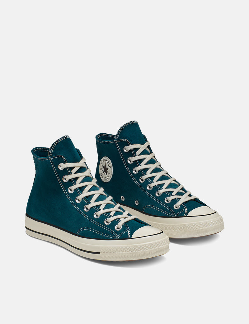 Converse 70's Chuck Taylor Hi Suede - Turquoise | URBAN – URBAN EXCESS USA