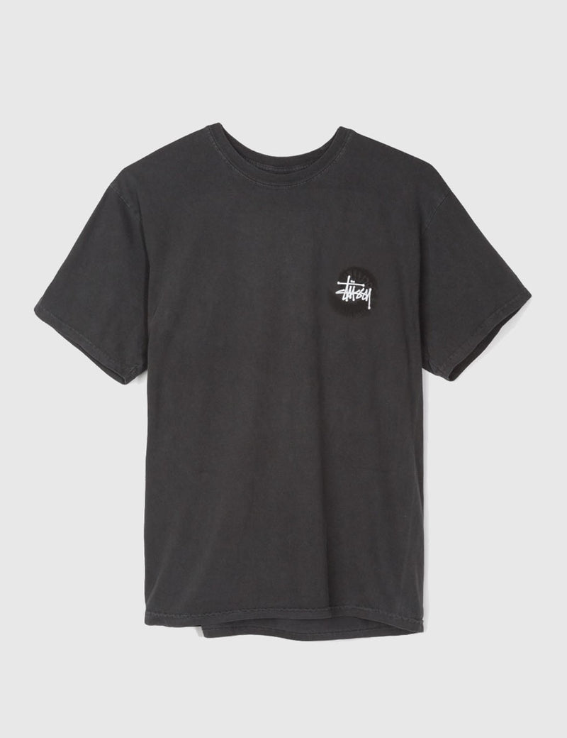 Stussy Basic Swirl T-Shirt - Black