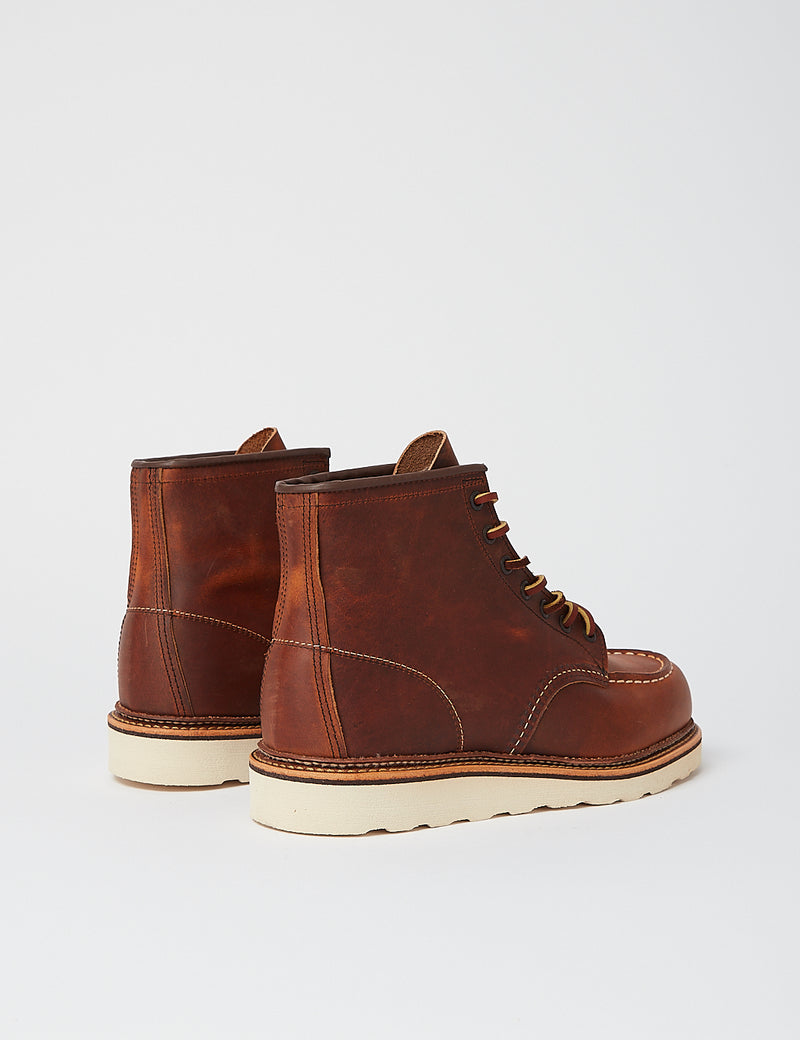 Red Wing Heritage 6" Moc Toe Boots (1907) - Copper Rough & Tough Brown