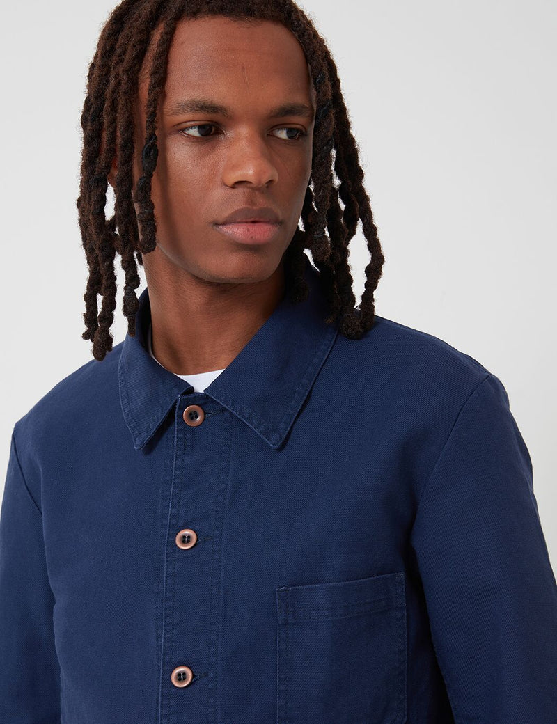 Vetra French Workwear Jacket (Cotton Drill) - Navy Blue | URBAN EXCESS ...