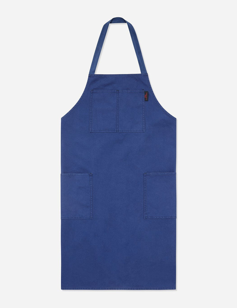 Vetra French Workwear Apron (Dungaree Wash Twill) - Hydrone Blue