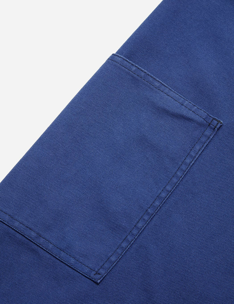 Vetra French Workwear Apron (Dungaree Wash Twill) - Hydrone Blue