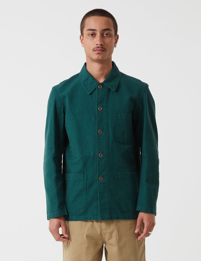 Vetra French Workwear 4 Jacket Short (Twill Cotton) - Bottle Green - Article