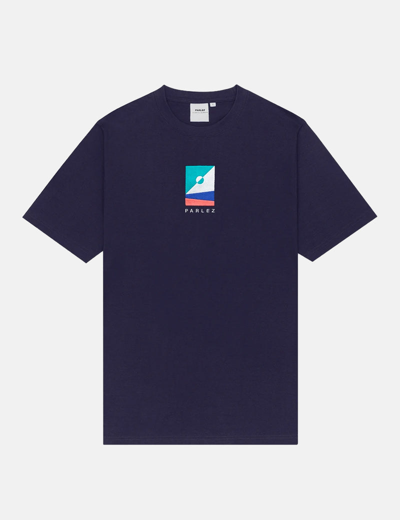 Parlez Barts Organic T-Shirt - Navy Blue