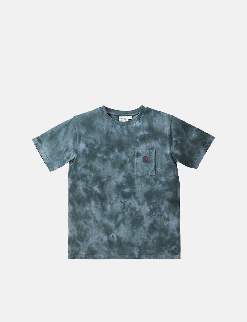 Gramicci One Point Pocket T-Shirt (Tie Dye) - Grey