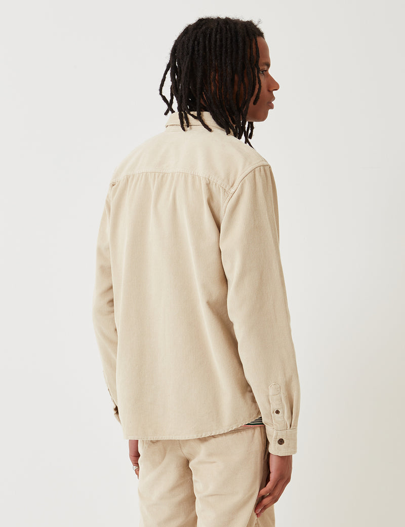 Dickies Bayville Cord Shirt - Oyster Grey