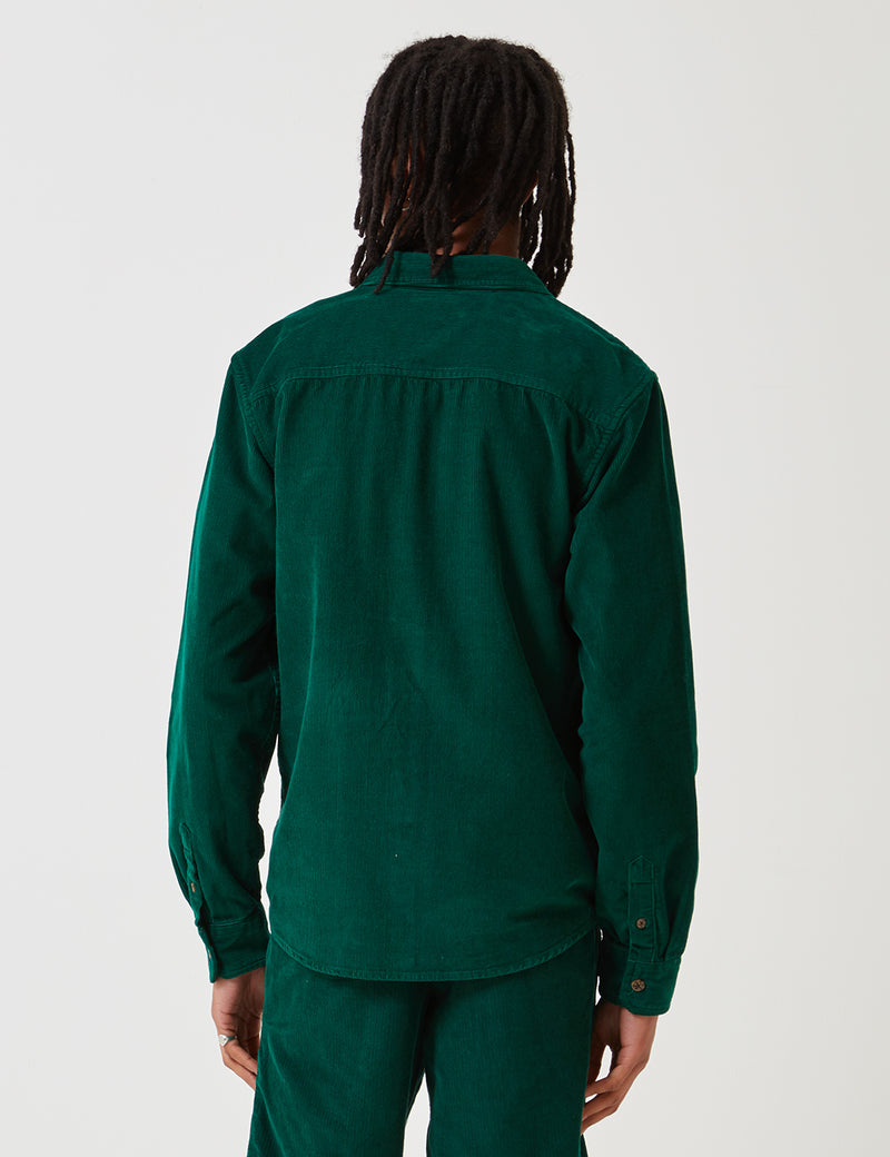 Dickies Bayville Cord Shirt - Scout Green