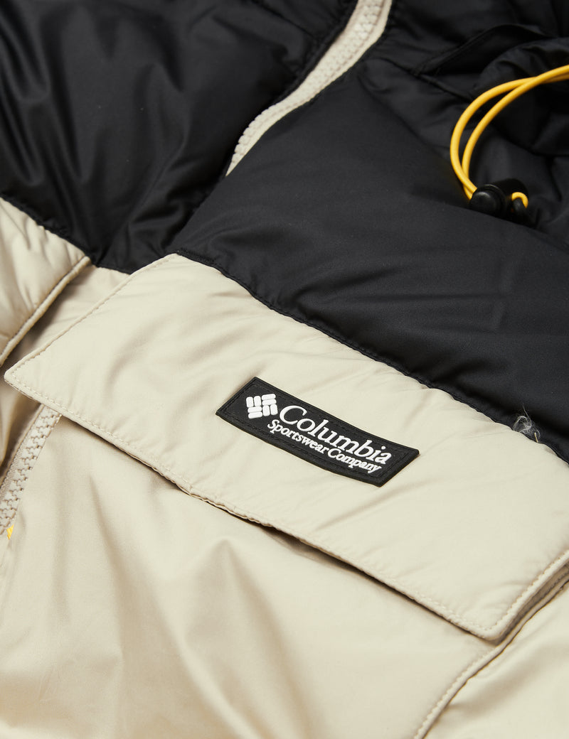 Columbia Ballistic Ridge Oversized Puffer Jacket - Ancient Fossil White/Black