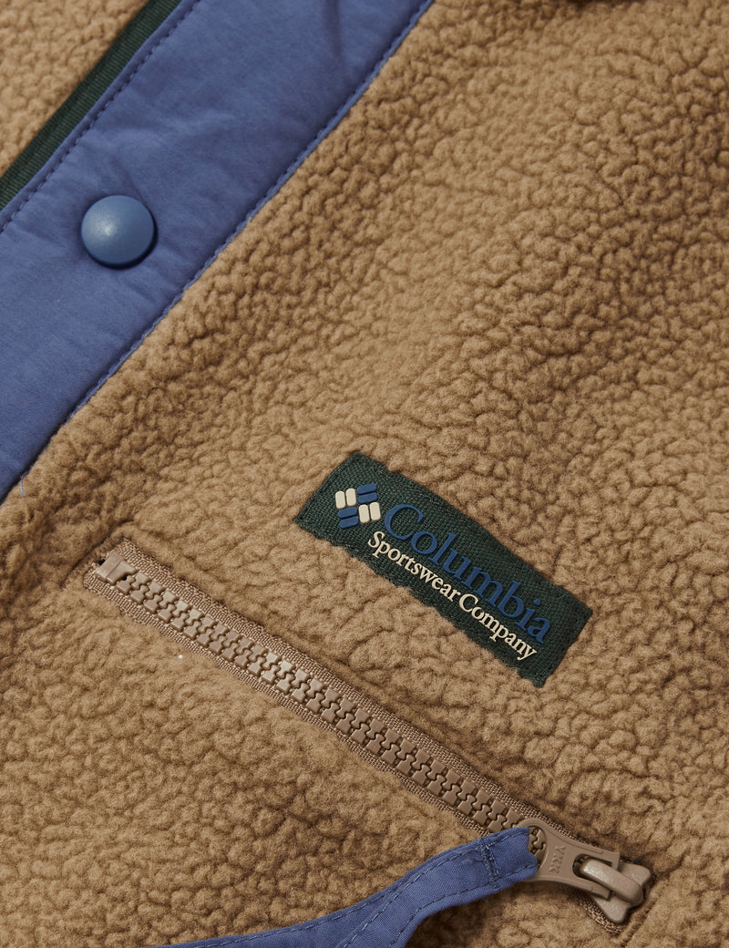 Columbia Helvetia Vest - Delta Brown/Dark Mountain Grey