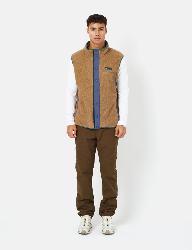 Columbia Helvetia Vest - Delta Brown/Dark Mountain Grey