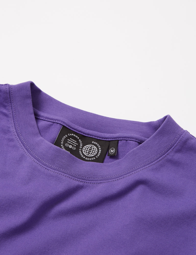 Carrier Goods Logo Long Sleeve T-Shirt - Purple