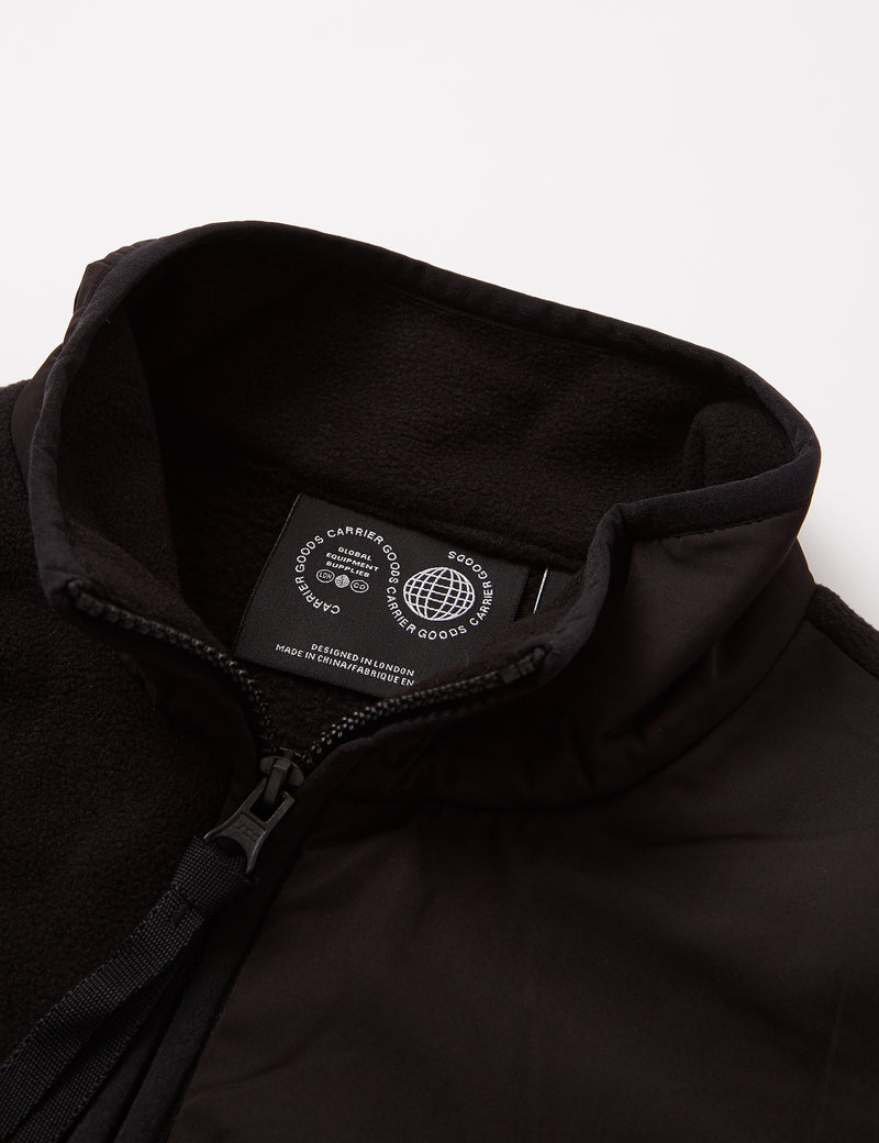 Carrier Goods Micro Fleece Vest - Black