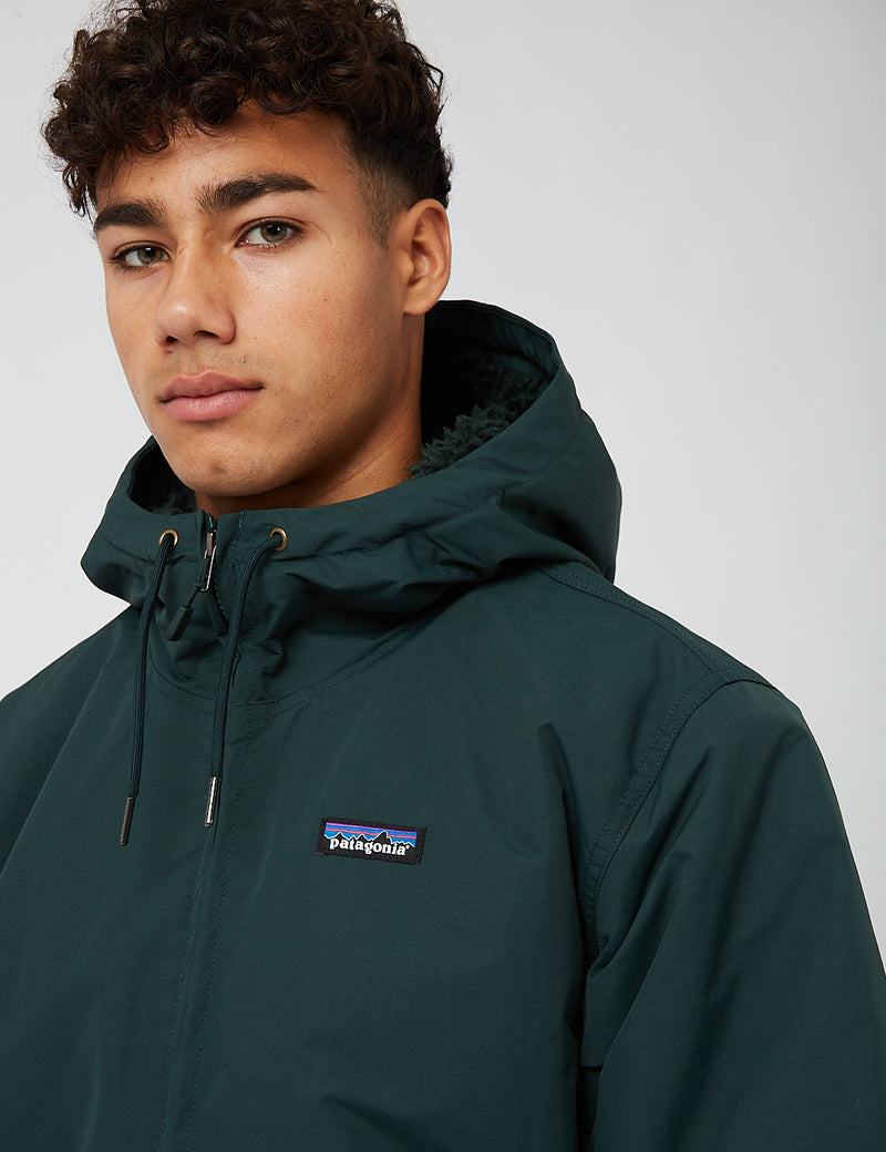 Patagonia Lined Isthmus Hoody - Northern Green