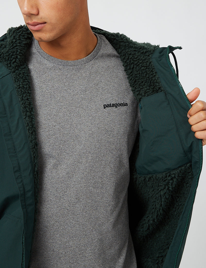 Patagonia Lined Isthmus Hoody - Northern Green