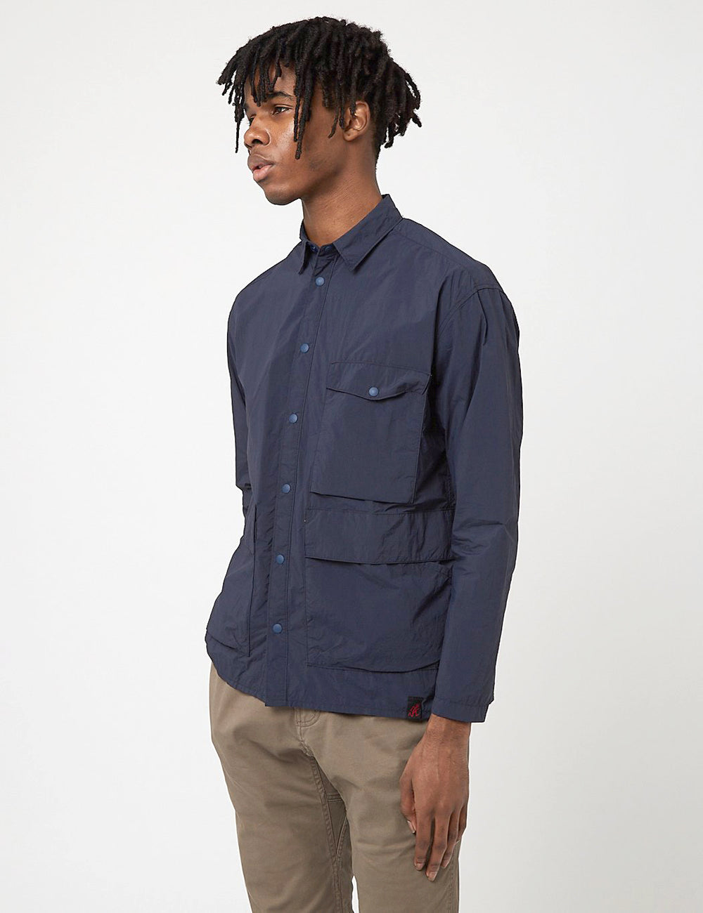 Gramicci Packable Utility Shirt - Double Navy Blue