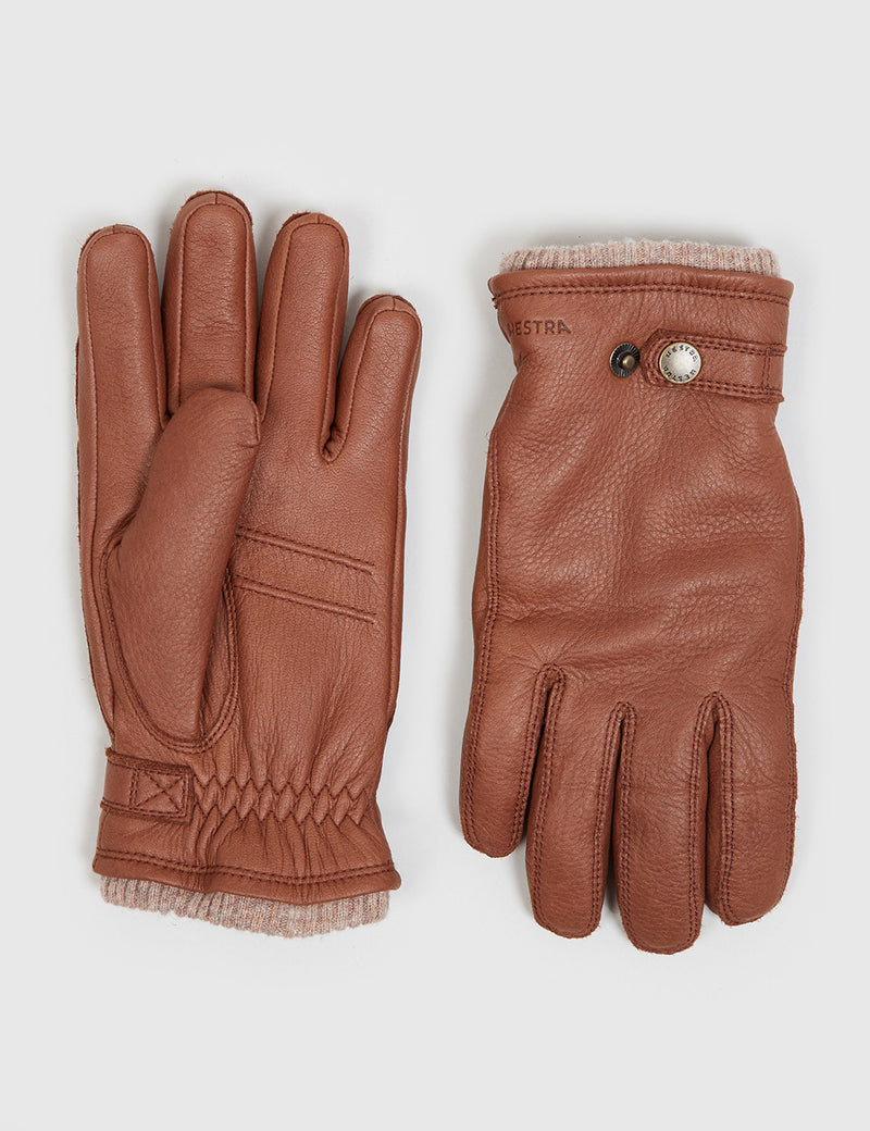 Hestra Utsjo Sport Gloves (Leather) - Chestnut Brown