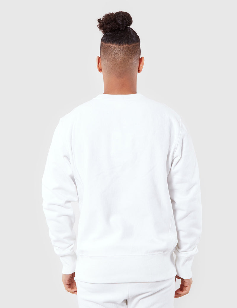 Champion Reverse Weave Sweatshirt - White