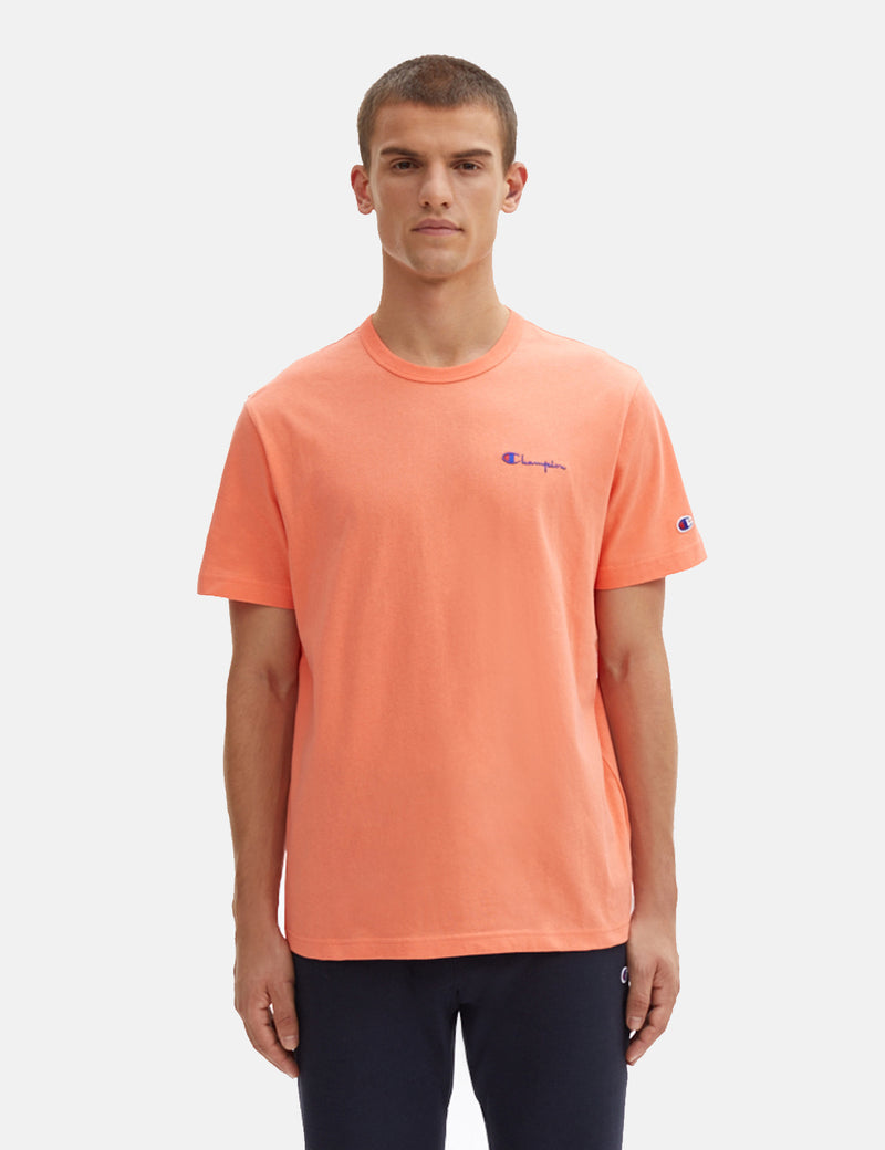 Champion Script Logo T-Shirt - Pink