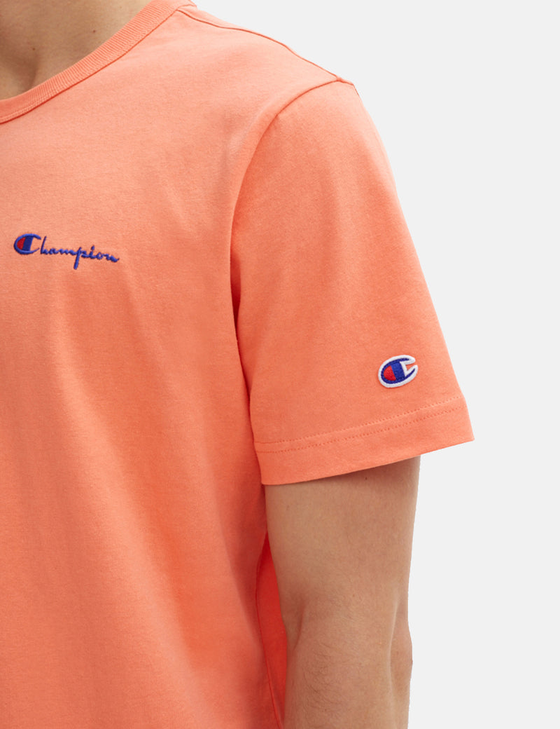 Champion Script Logo T-Shirt - Pink