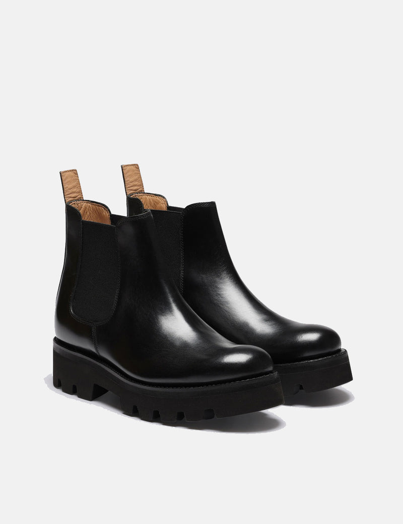 Womens Grenson Tamsin Boot  (Colorado Leather) - Black