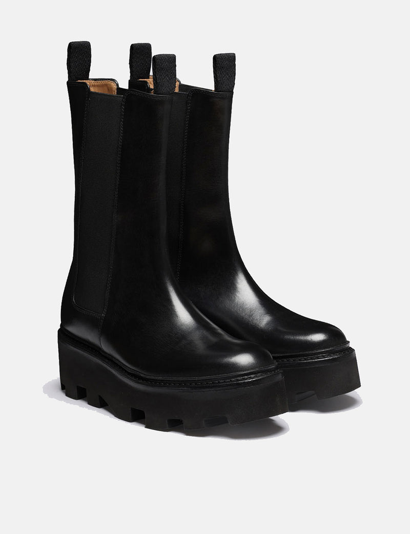 Womens Grenson Doris Boot (Calf Leather) - Black