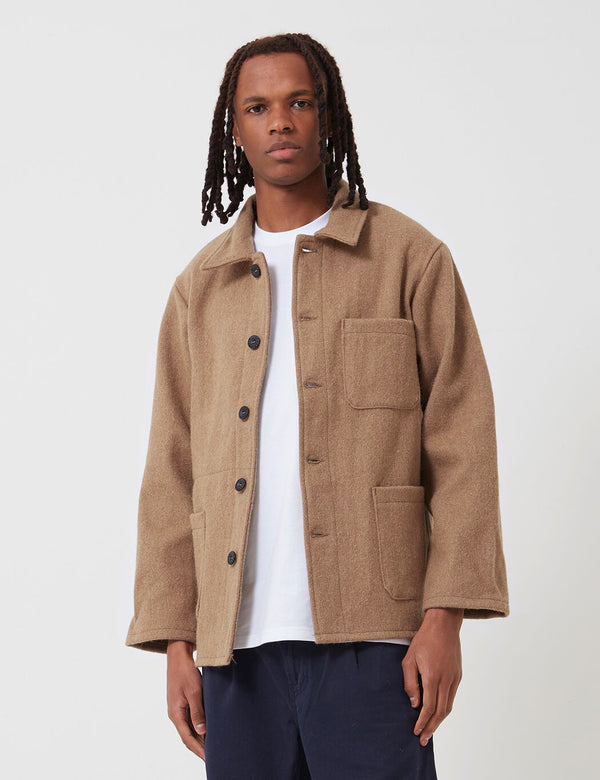 Le Laboureur Wool Work Jacket - Camel