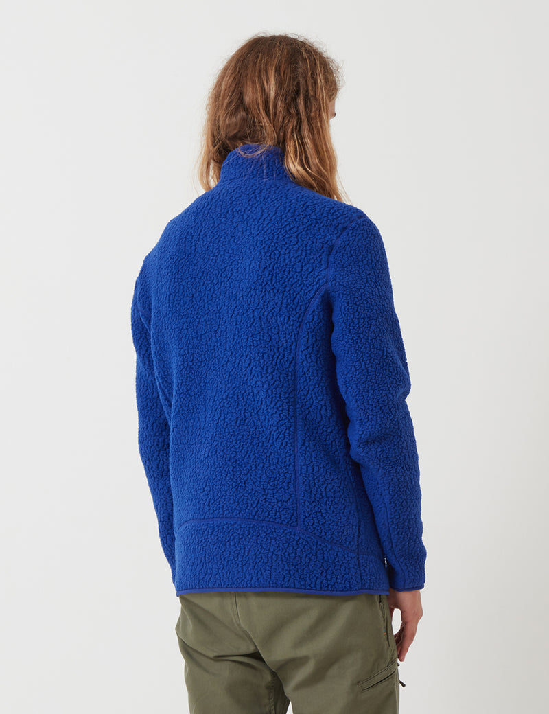 Patagonia Retro Pile Fleece Pullover - Cobalt Blue