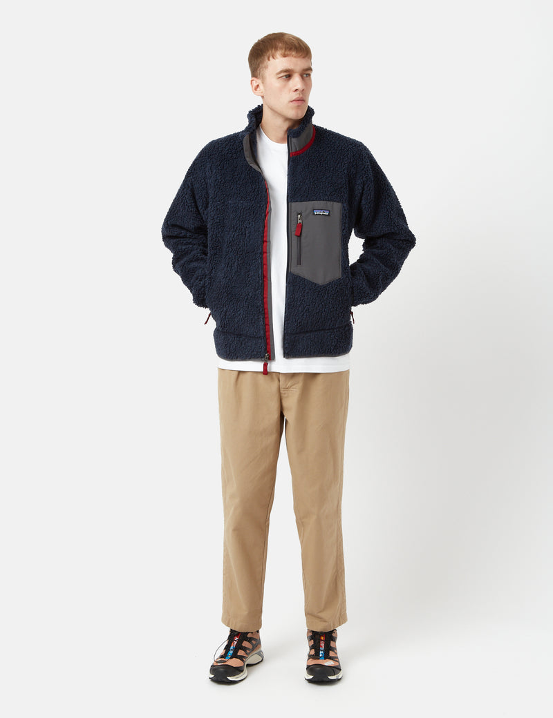 Patagonia Classic Retro-X Jacket - New Navy/Wax Red