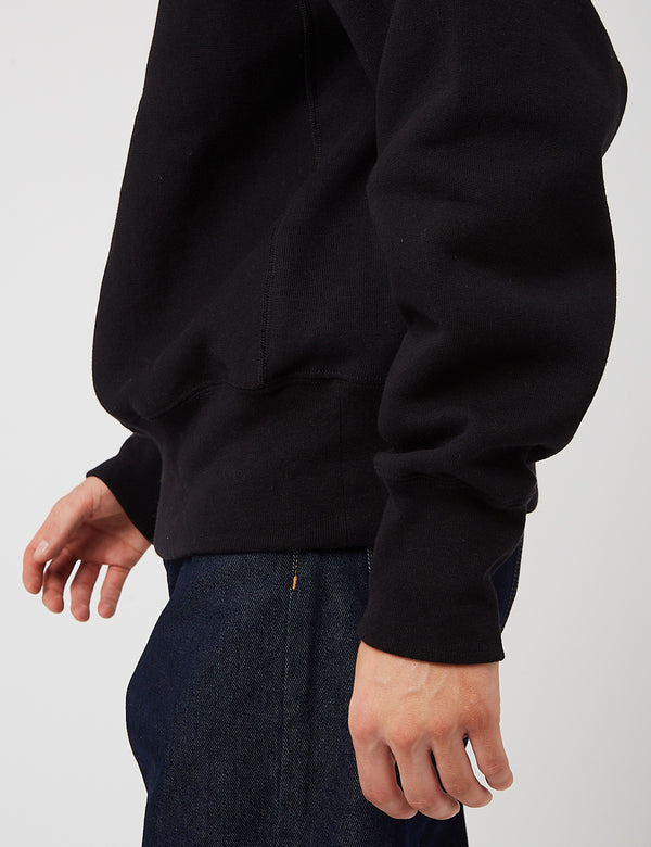 Camber Crew Neck Sweatshirt (12oz) - Black