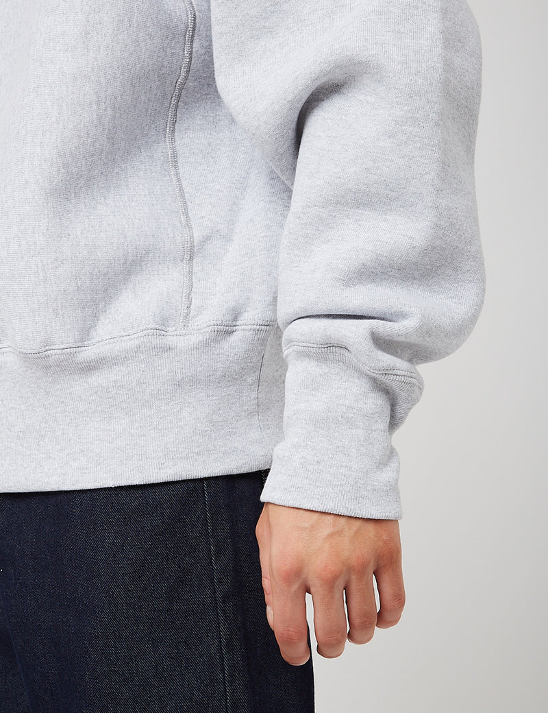 Camber Crew Neck Sweatshirt (12oz) - Ash Grey