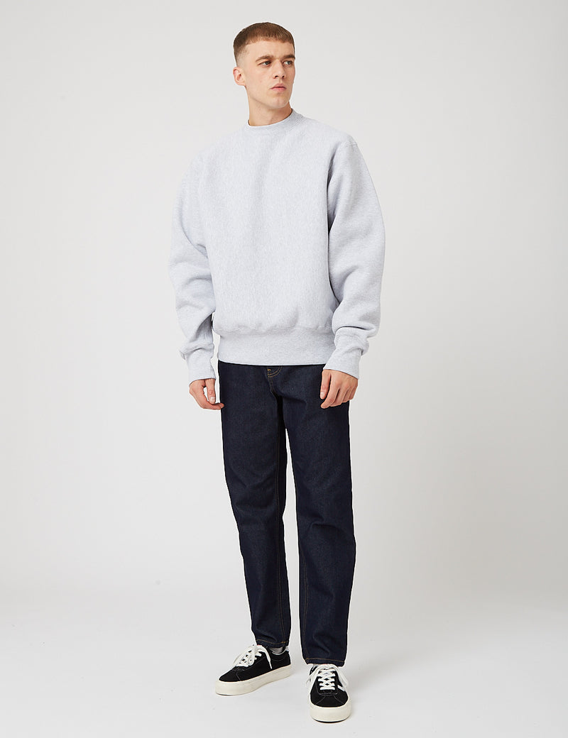 Camber Crew Neck Sweatshirt (12oz) - Ash Grey