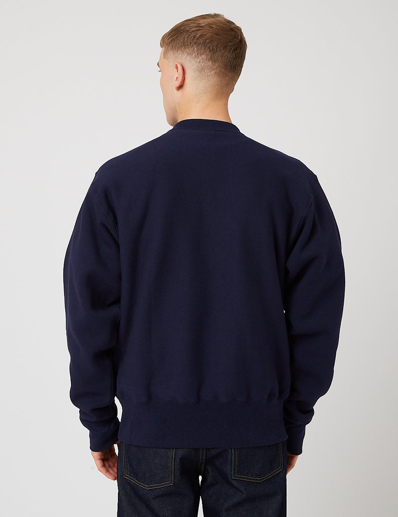 Camber Crew Neck Sweatshirt (12oz) - Navy Blue