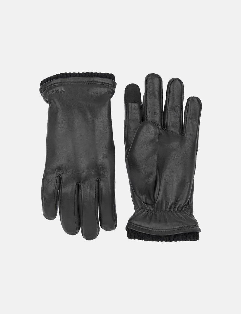 Hestra John Gloves (Hairsheep Leather) - Black
