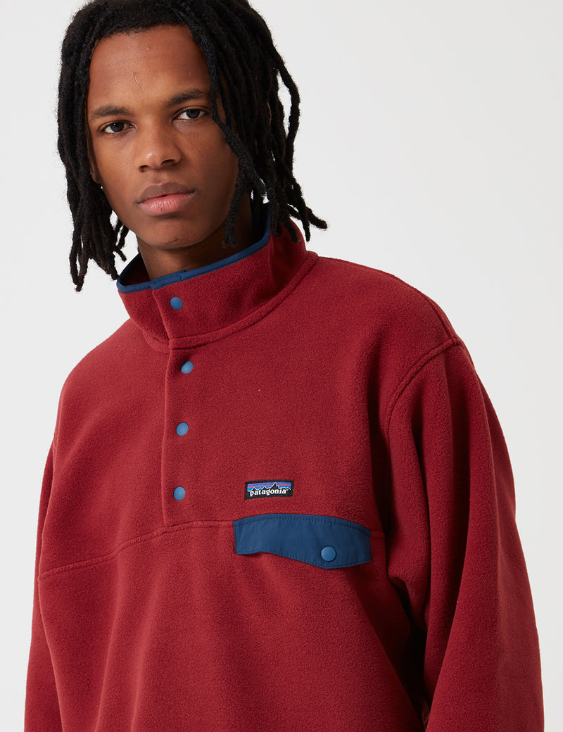 Patagonia Synchilla Snap-T Fleece Pullover - Oxide Red